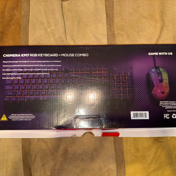 iBUYPOWER RGB Keyboard and Mouse Combo - Picture 2 of 3